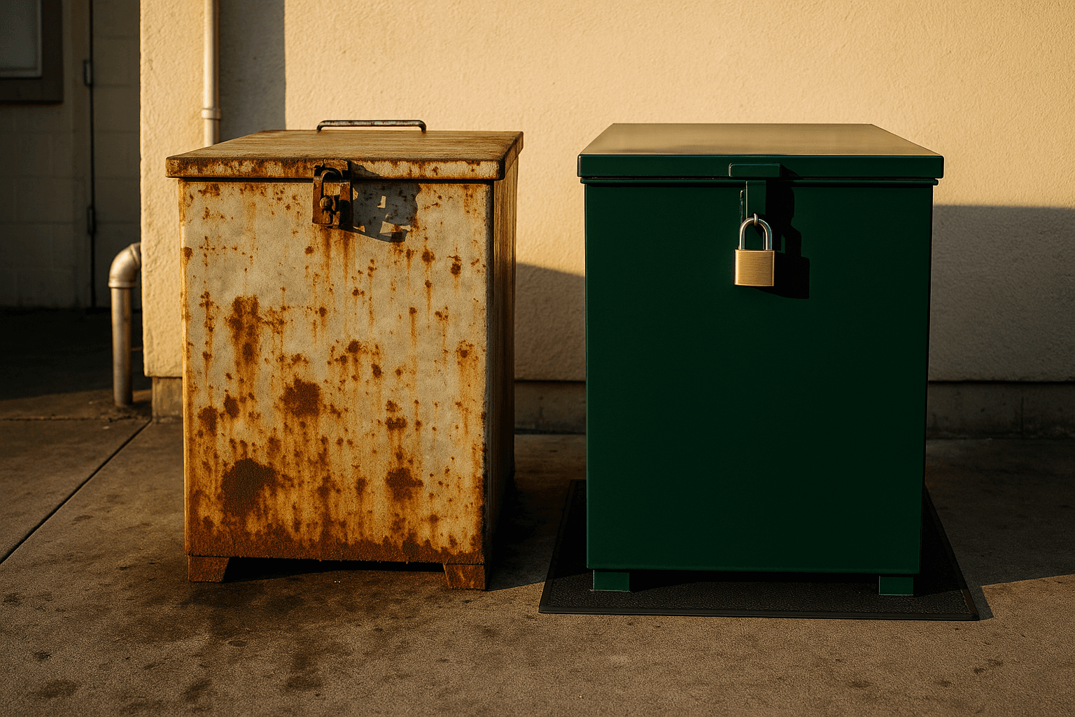 Restaurant manager reviewing used cooking oil service documents
